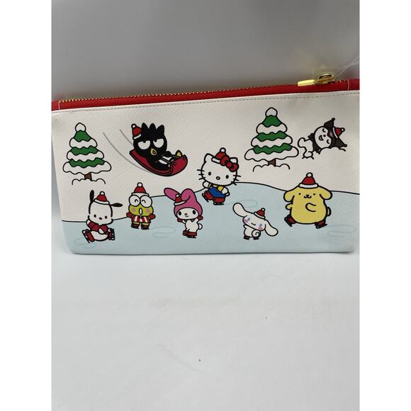 Hello Kitty & Friends Christmas Pencil/Makeup Pouch NEW WITH TAGS - Picture 4 of 5